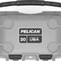 PELICAN COOLERS IM 20 QUART - ELITE DKGRAY/GREEN LEG CUT OUT