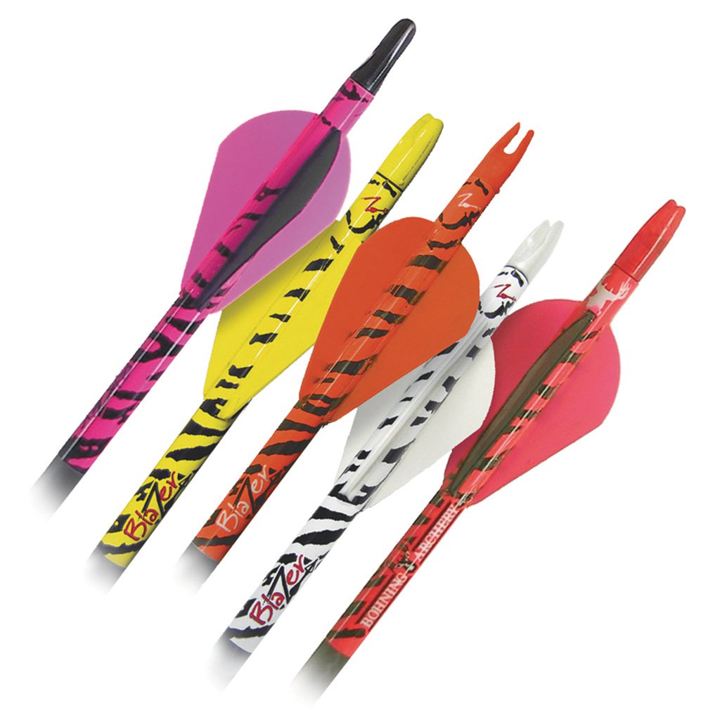 28519_1.jpg Bohning Blazer Arrow Wraps Orange Tiger 4 in. 13 pk.