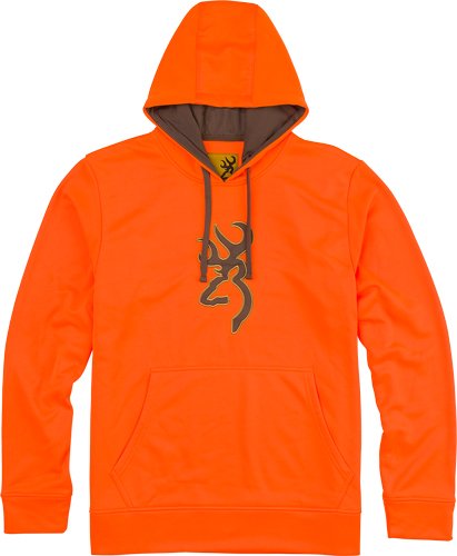 3011880104.jpg BROWNING TECH HOODIE LS - BLAZE ORANGE X-LARGE