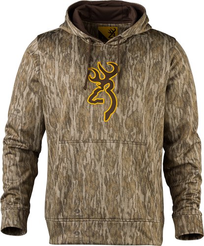 BROWNING TECH HOODIE LS - MO BOTTOMLAND LARGE