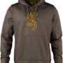 BROWNING TECH HOODIE LS - MAJOR BROWN LARGE