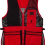 BROWNING MESH SHOOTING VEST - R-HAND SM BLACK/RED TRIM