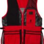 BROWNING MESH SHOOTING VEST - R-HAND XL BLACK/RED TRIM