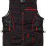 BROWNING ACE SHOOTING VEST - R-HAND LG BLACK/RED TRIM