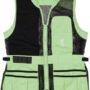 BROWNING MESH SHOOTING VEST R- - HAND WOMEN'S LG BLACK/NEOMINT