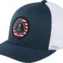 BROWNING CAP FREEDOM 110 MESH - BACK CIRCLE PATCH NAVY/WHITE