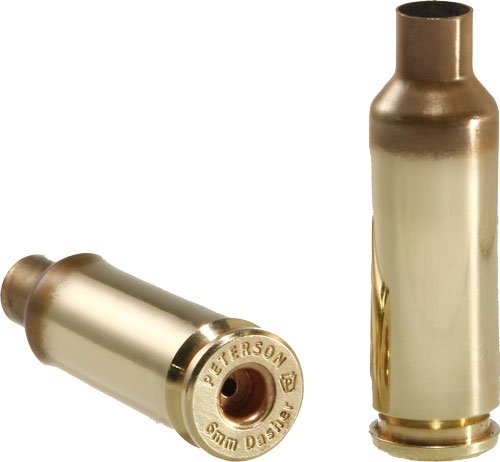 PETERSON UNPRIMED CASES - 6MM DASHER 50PACK 10BX/CS