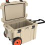 PELICAN COOLERS IM 45 QUART - ELITE TAN W/ WHEELS