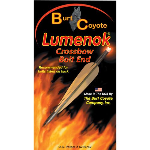 47121_1.jpg Lumenok Crossbow Nocks HD Orange Flat Gold Tip 3 pk.
