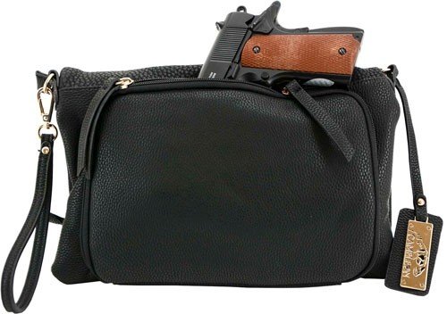 CAMELEON AYA CONCEAL CARRY - PURSE CLUTCH/CROSSBODY BLACK