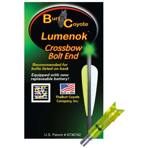 49996_1.jpg Lumenok Crossbow Nocks Green Moon Gold Tip 3 pk.