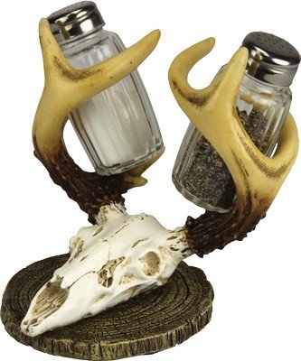 RIVERS EDGE EURO DEER - SALT & PEPPER SHAKERS