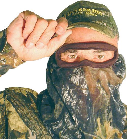 QUAKER BOY FACE MASK BANDITO - ELITE 3/4 MO BOTTOMLAND