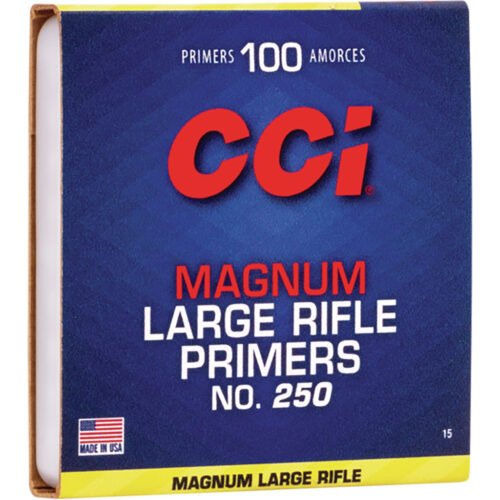 CCI Rifle Primers 250 Magnum Large 1000 ct. HAZ