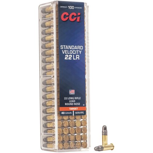 CCI Target&Plinking Standard Velocity Rimfire Ammo 22 LR 40 gr. Lead Round Nose 100 rd.