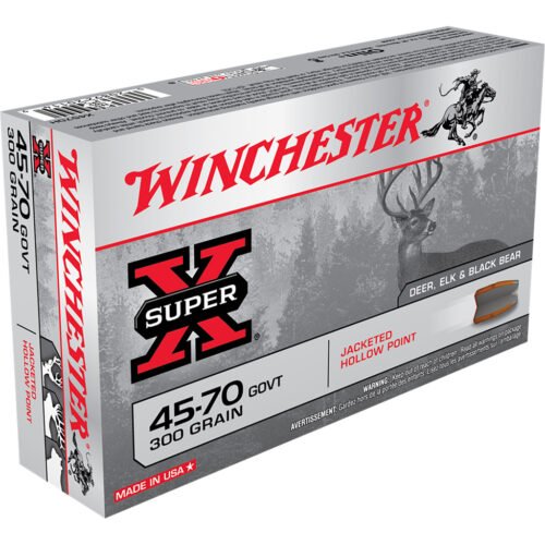 610003_1.jpg Winchester Super-X Rifle Ammo 45-70 Gov 300 gr. Jacketed Hollow Point 20 rd.