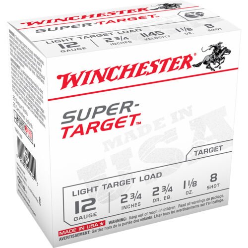610509_1.jpg Winchester USA Super Target Load 12 ga. 2.75 in. 1 1/8 oz. 8 Shot 25 rd.