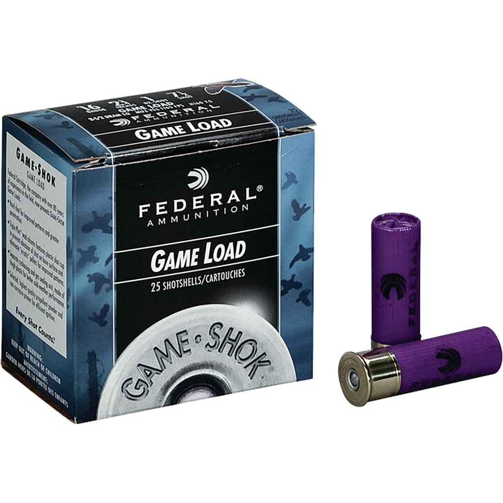 613247_1.jpg Federal Game-Shok Upland Load 16 Gauge 2.75 in. 1 oz. 7.5 Shot 25 rd.