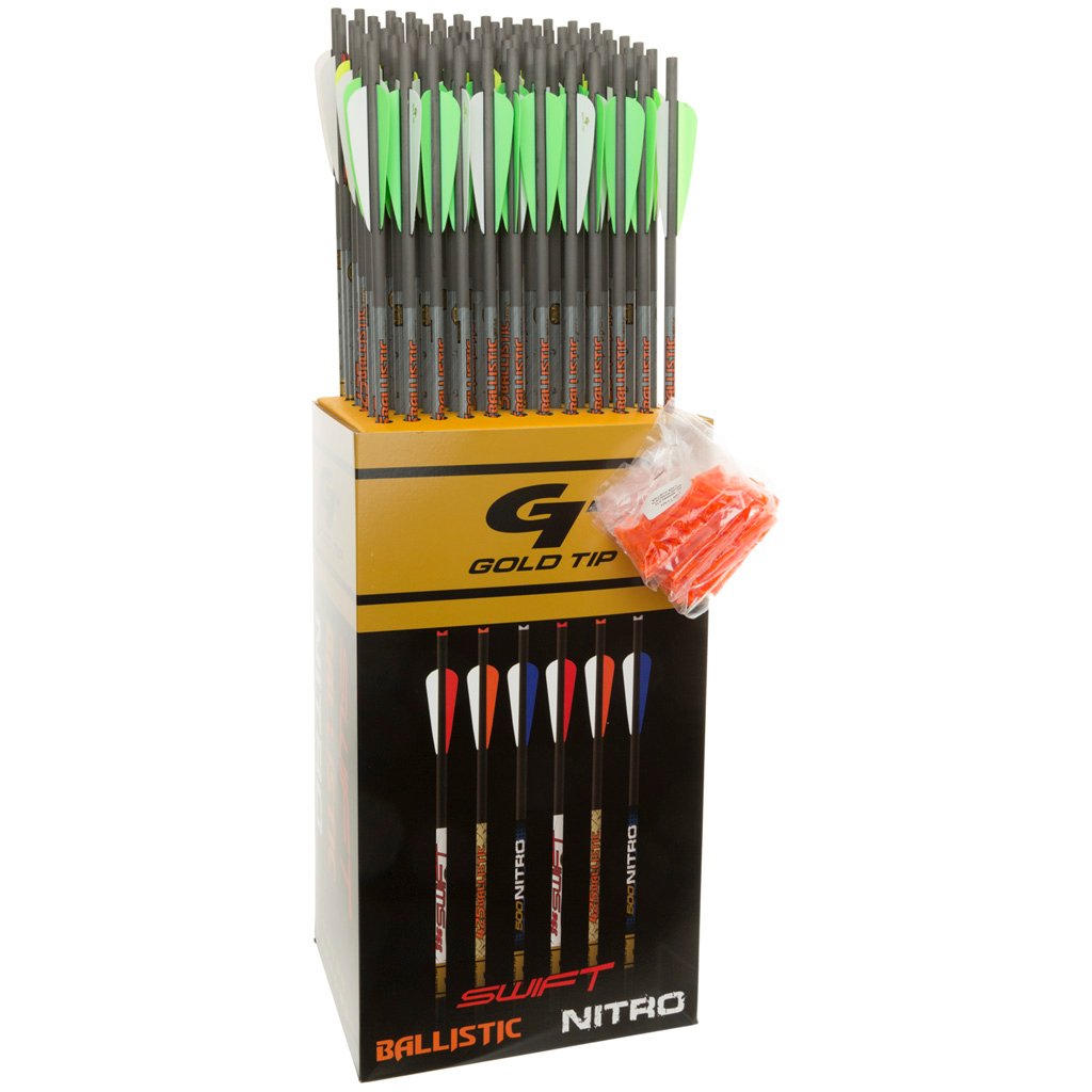 64249_1.jpg Gold Tip Ballistic Crossbow Bolts 20 in. 4 in. Vanes 72 pk.