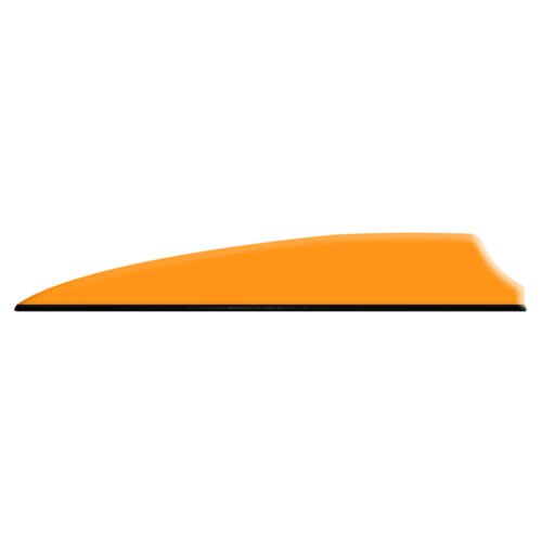 Q2i Fusion X-II Vanes Neon Orange 3 in. 100 pk.