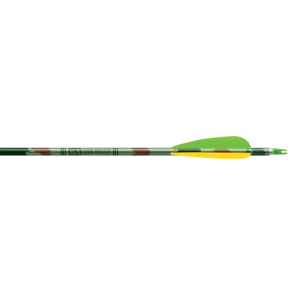 69819_1.jpg Easton Camo Hunter XX75 Arrows 2117 4 in. Vanes 6 pk.