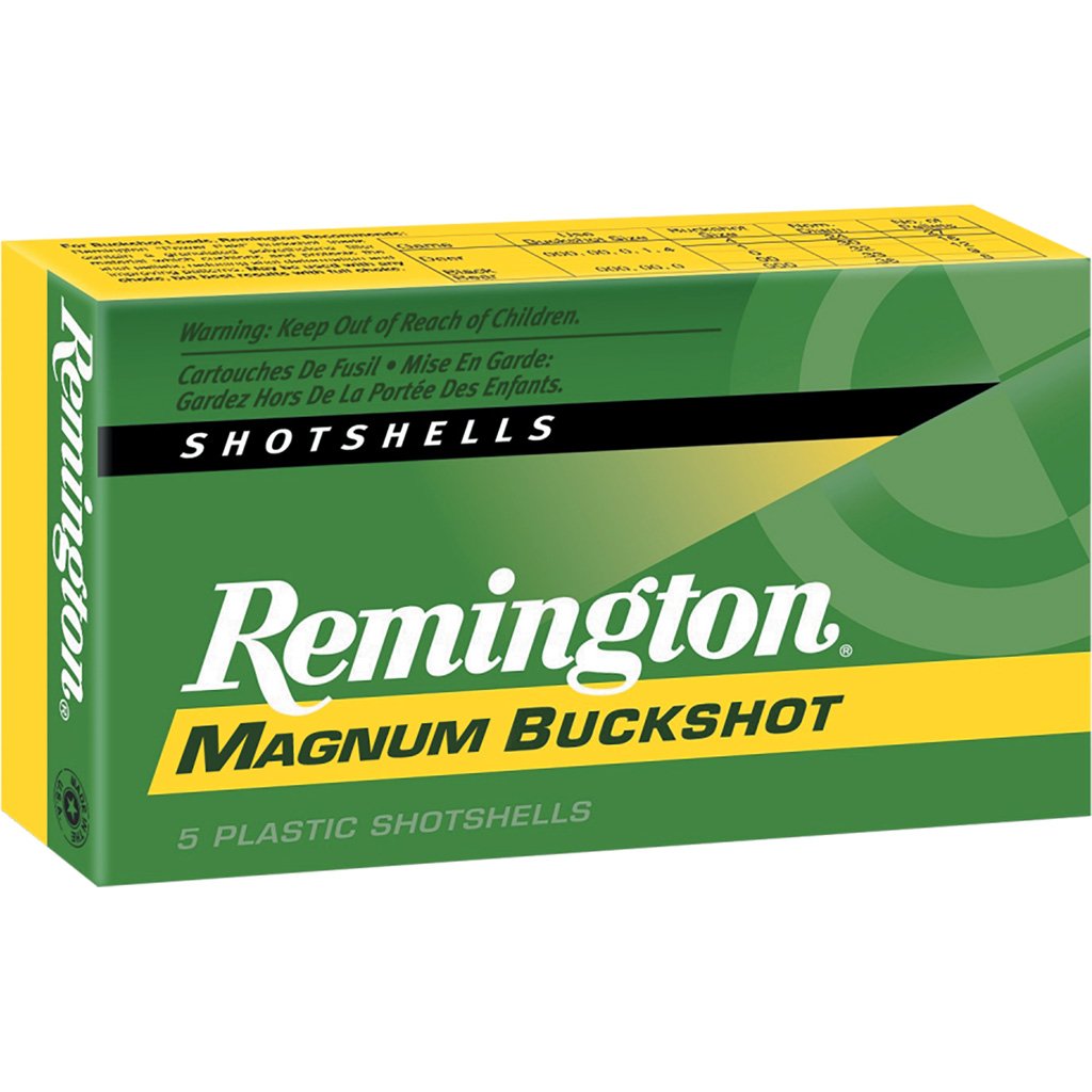 Remington Express Magnum Buckshot Loads 12 ga. 3 in. 000 Buck Shot 10 Pellets 5 rd.