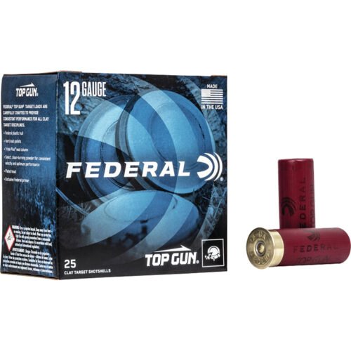 701848_1.jpg Federal Top Gun Shotgun Ammo 12 Gauge 2.75 in. 1 1/8 oz. 8 Shot 25 rd.