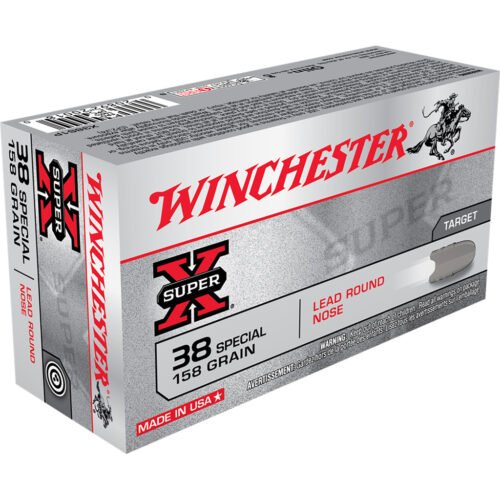 702189_1.jpg Winchester Super-X Pistol Ammo 38 Spcl. 158 gr. LRN 50 rd.