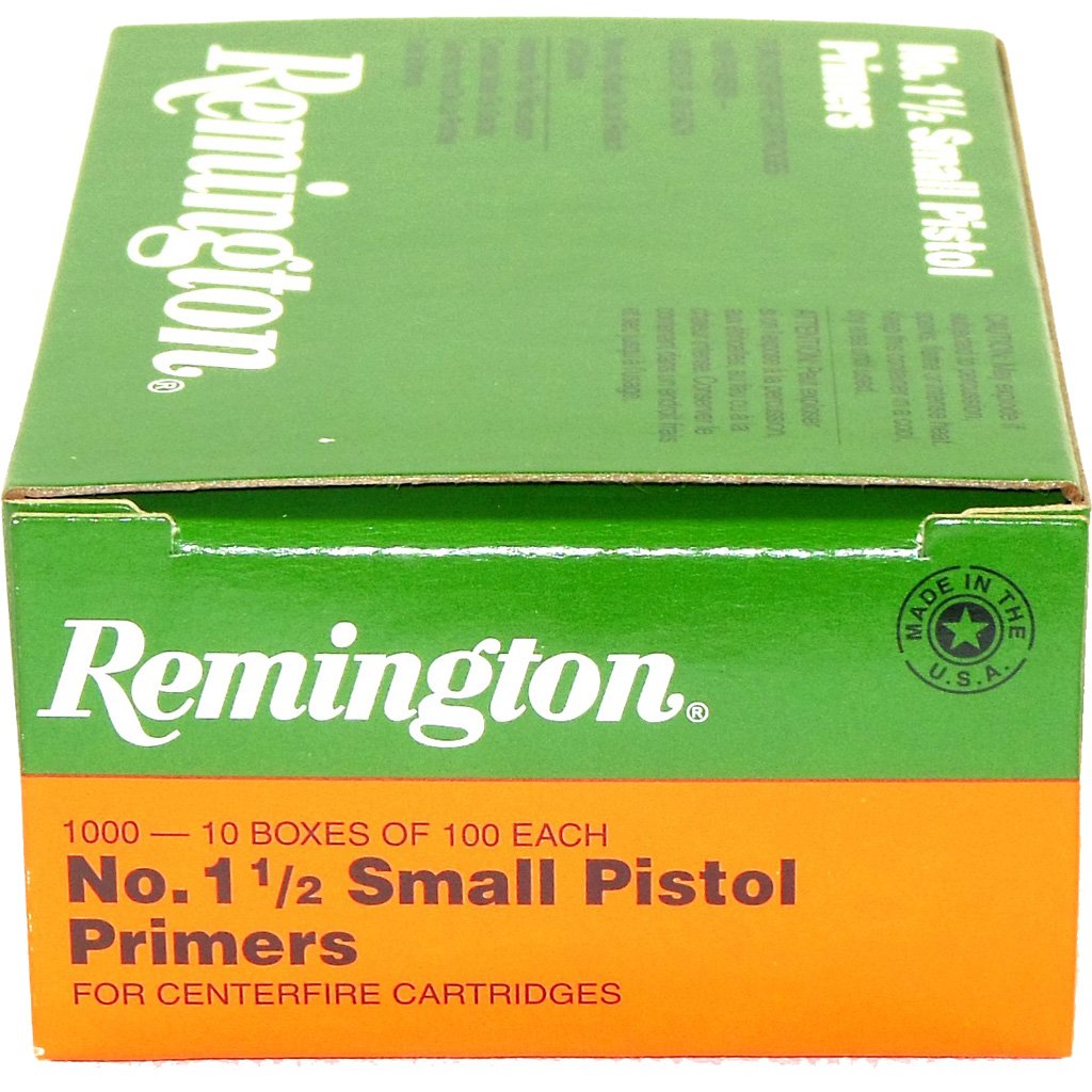 702324_1.jpg Remington Small Pistol Primers No. 1.5 1000 pk. HAZ