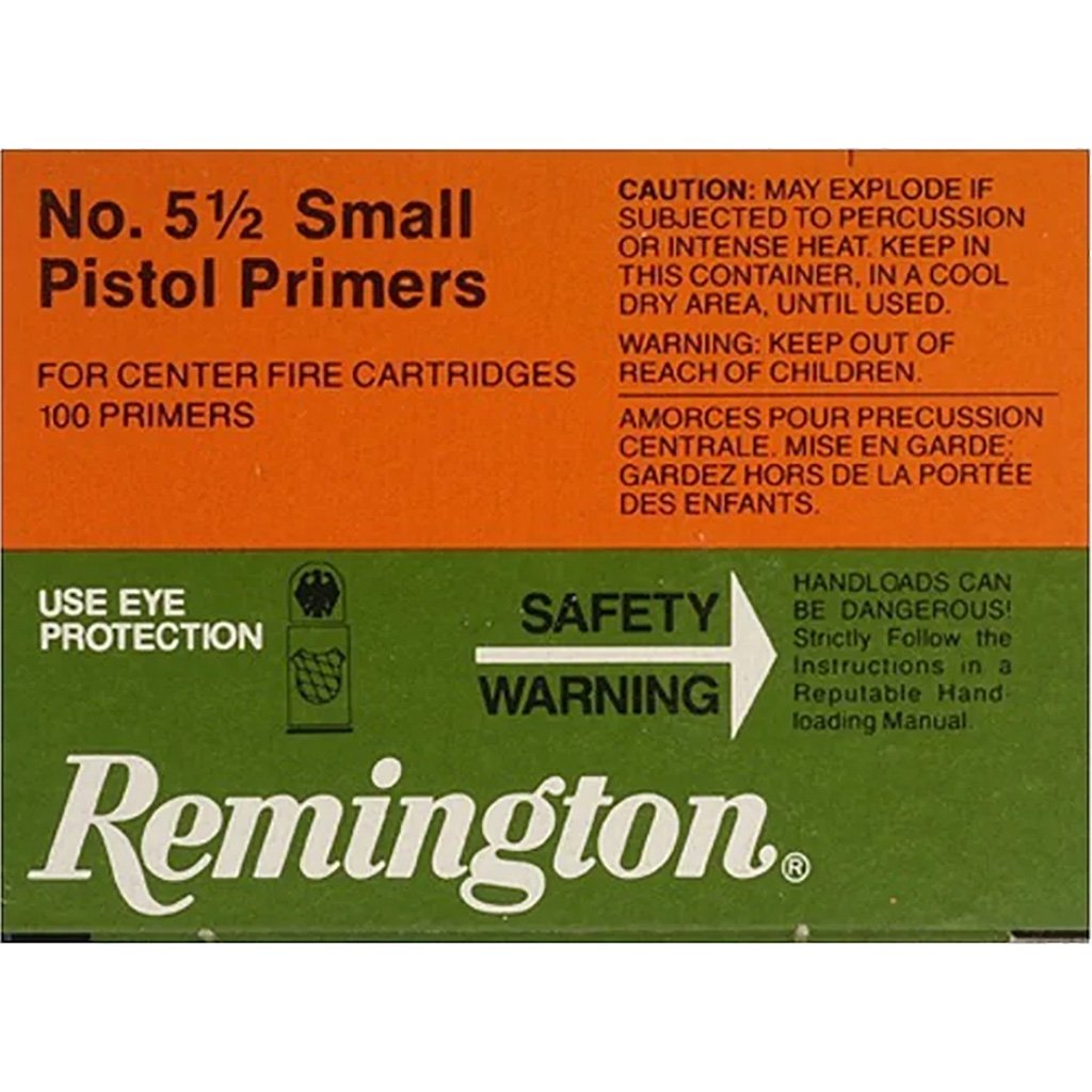 702327_1.jpg Remington Small Pistol Primers No. 5.5 1000 pk. HAZ