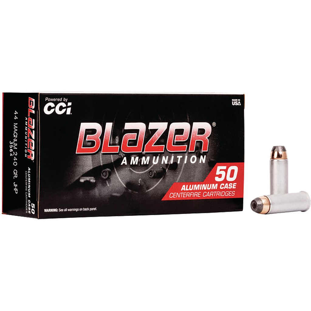 702423_1.jpg CCI Blazer Pistol Ammo 44 Rem Mag 240 gr. Jacketed Hollow Point 50 rd.