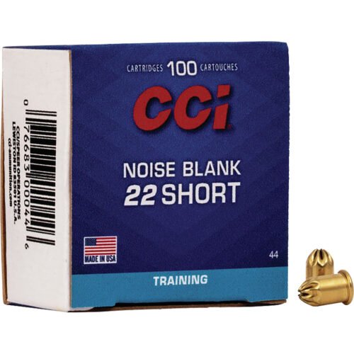 702424_1.jpg CCI Blank Paper Noise Blanks Rimfire Ammo 22 Short Blank 100 rd.