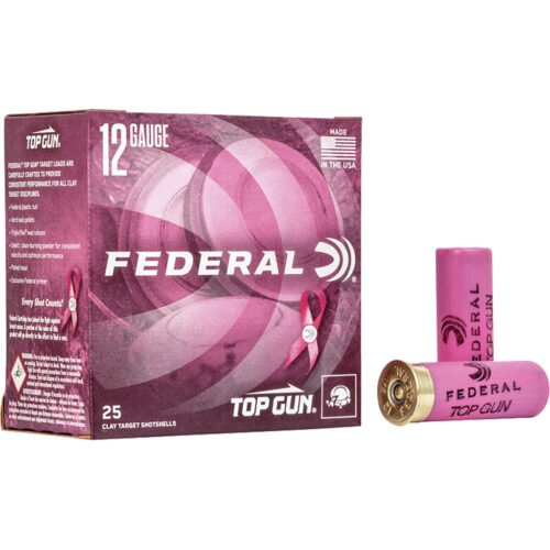 704842_1.jpg Federal Top Gun Pink Edition Load 12 Gauge 2.75 in. 1 1/8 oz. 8 Shot 25 rd.