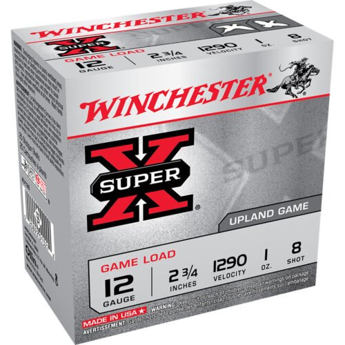 705727_1.jpg Winchester Super-X Game Load 12 ga. 2.75 in. 1 oz. 8 Shot 25 rd.