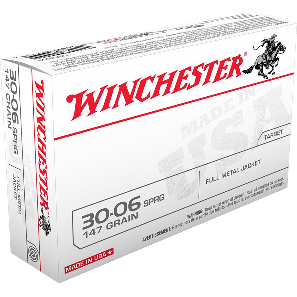 707530_1.jpg Winchester USA Rifle Ammo 30-06 Sprg. 147 gr. FMJ 20 rd.