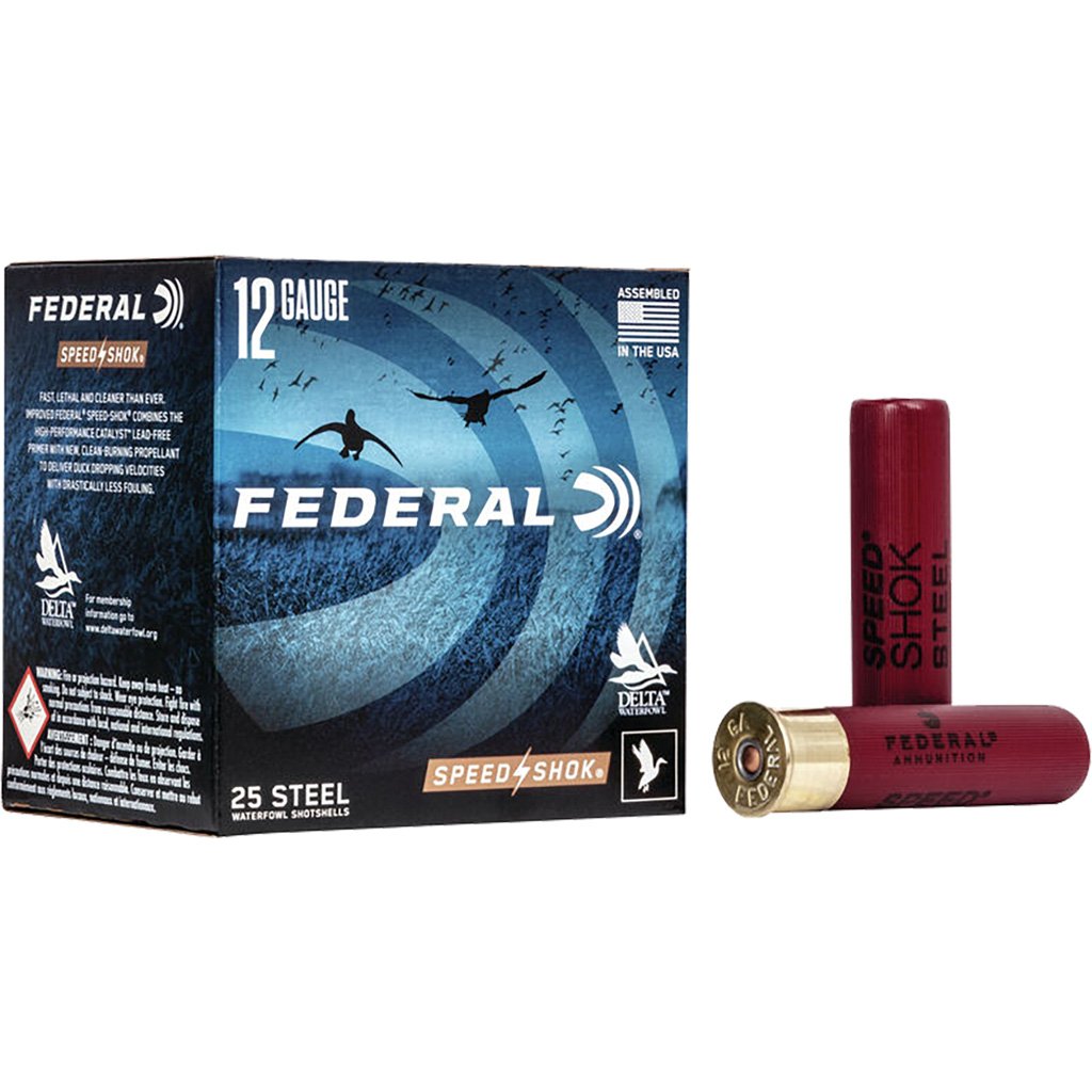 Federal Speed-Shok Load 12 Gauge 3.5 in. 1 3/8 oz. BBB Shot 25 rd.