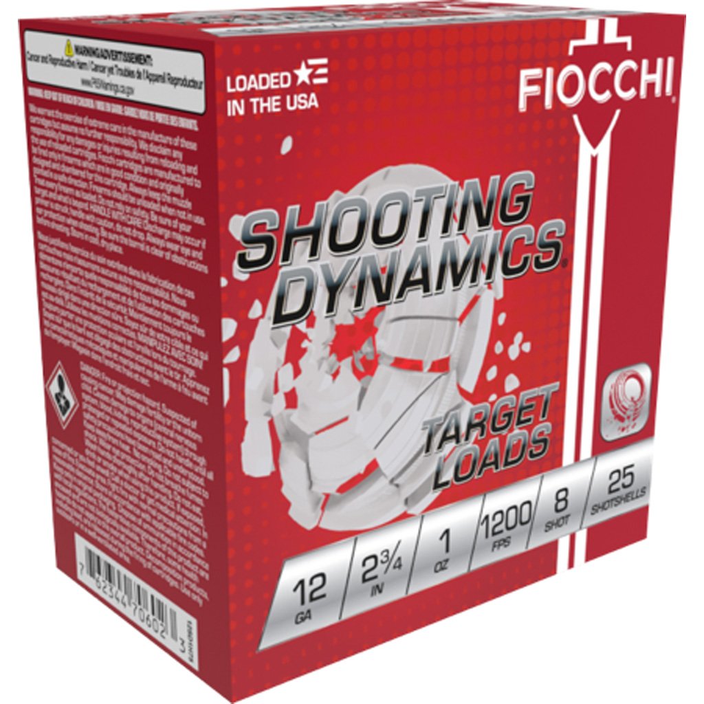 709553_1.jpg Fiocchi Shooting Dynamics Light Dynamic Load 12 ga. 2.75 in. 1 oz. 8 Shot 25 rd.