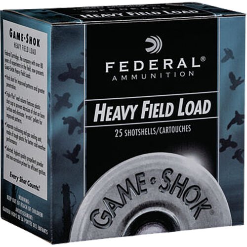 712821_1.jpg Federal Game-Shok Heavy Field Load 12 Gauge 2.75 in. 1 1/8 oz. 6 Shot 25 rd.