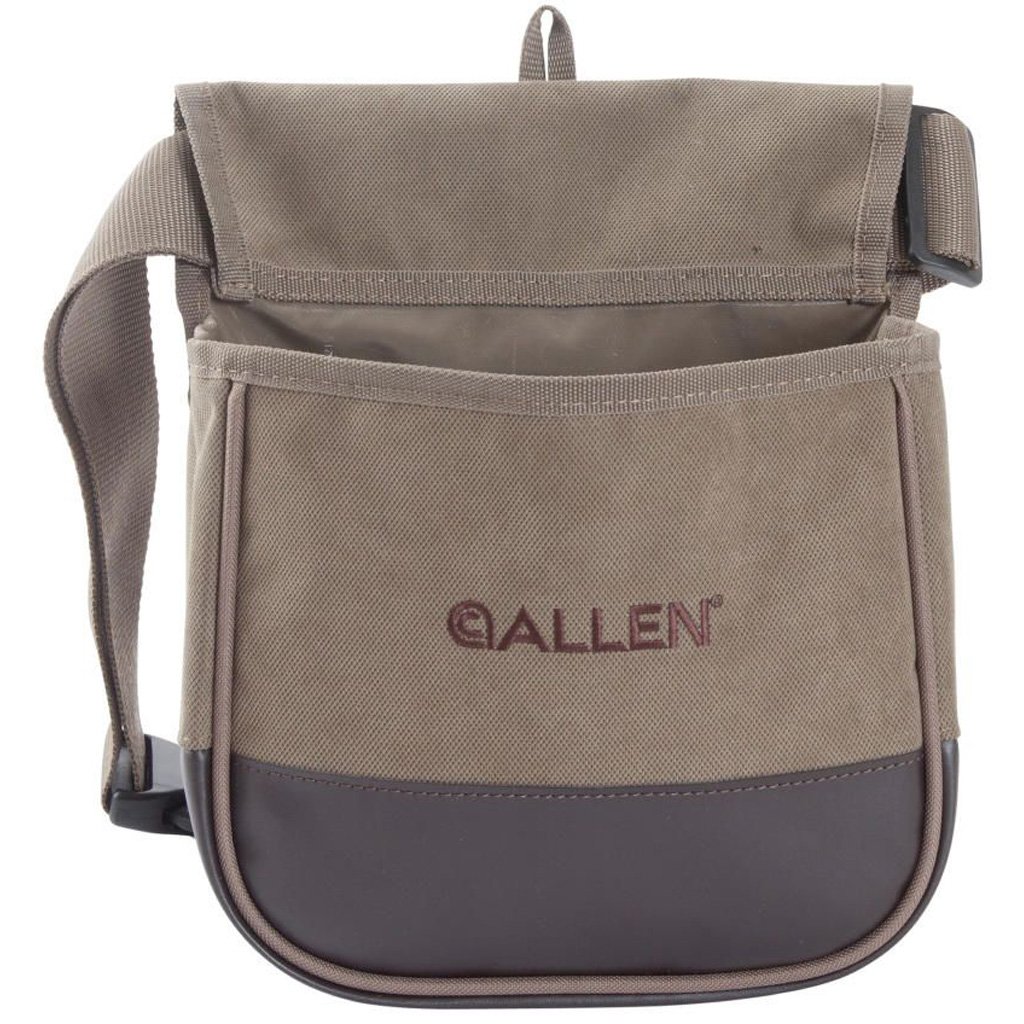 713055_1.jpg Allen Select Canvas Double Compartment Shell Bag Olive Green