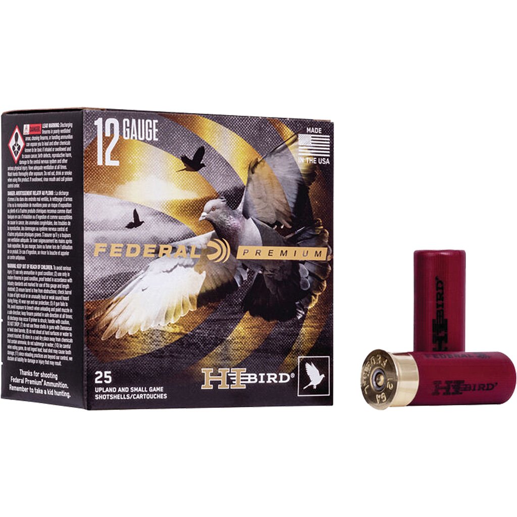 722370_1.jpg Federal Hi-Bird Game Load 12g 2.75" 1-1/8 oz 7.5 shot 25rds
