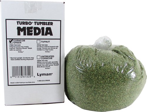 LYMAN TURBO TUMBLER MEDIA - CORN COB PLUS 10 LB BOX