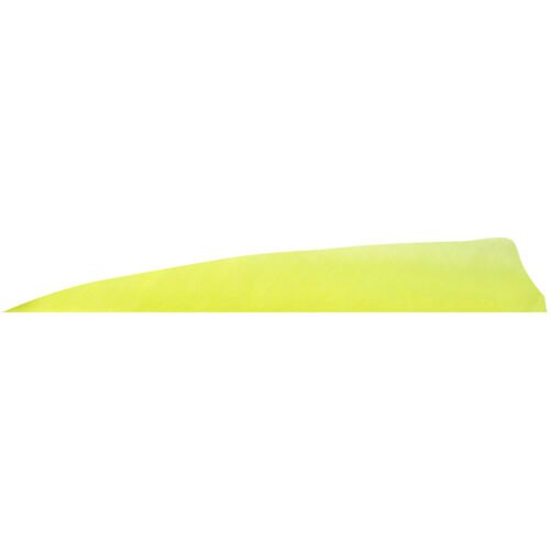 76614_1.jpg Gateway Shield Cut Feathers Flo Yellow 4 in. RW 100 Pk.