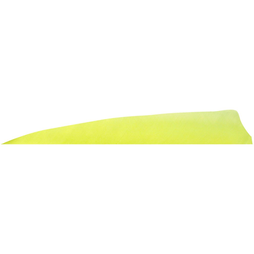 76614_1.jpg Gateway Shield Cut Feathers Flo Yellow 4 in. RW 100 Pk.
