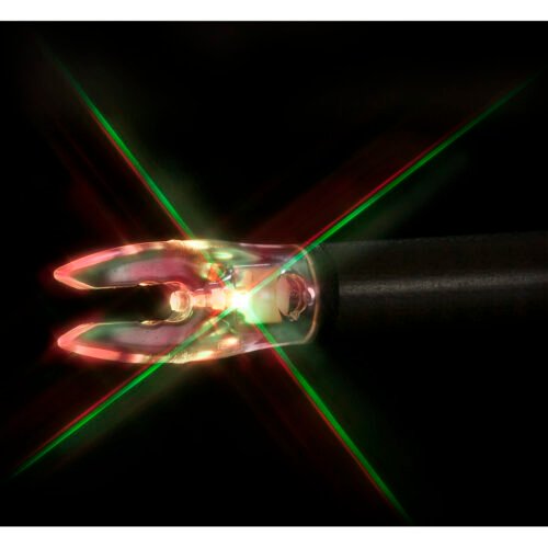 Nockturnal FIT Lighted Nocks Strobing Red/Green 3pk.