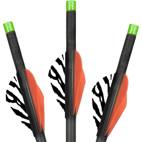 80202_1.jpg Lumenok Carbon Crossbow Bolts 22 in. Green Moon Nocks 3 pk.
