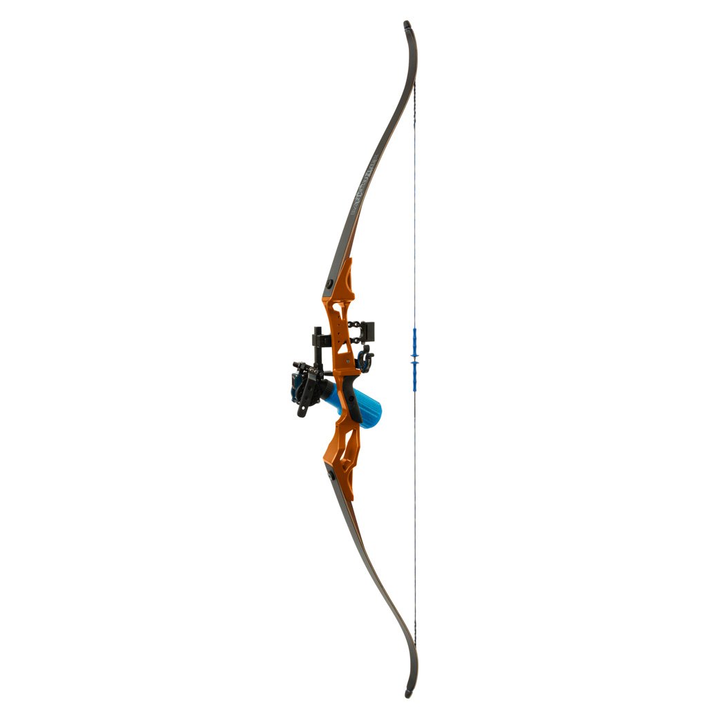 81383_1.jpg Fin Finder Bank Runner Bowfishing Recurve Package with Winch Pro Bowfishing Reel Orange 35 lbs. RH