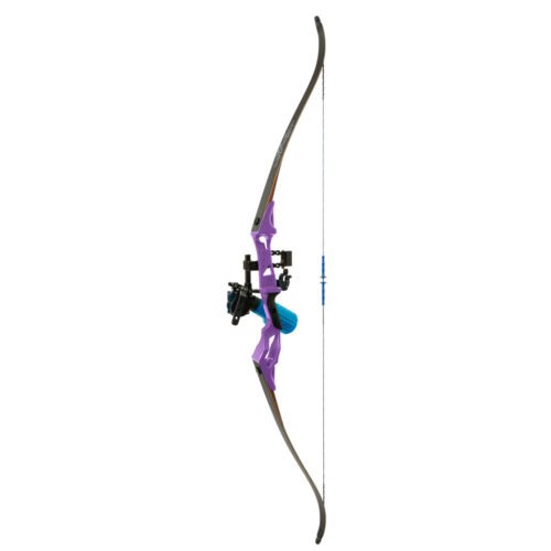 81384_1.jpg Fin Finder Bank Runner Bowfishing Recurve Package with Winch Pro Bowfishing Reel Purple 35 lbs. RH