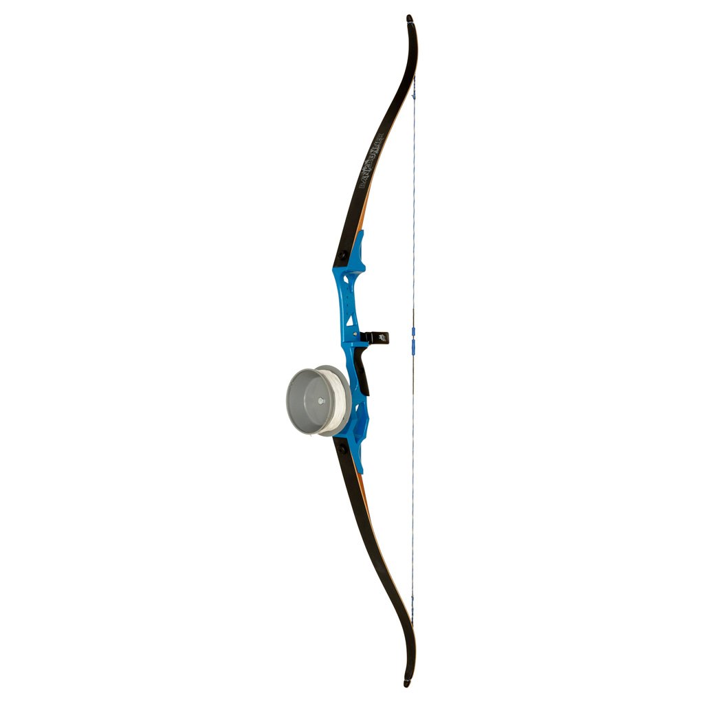 81401_1.jpg Fin Finder Bank Runner Bowfishing Recurve Package with Drum Reel Package Blue 58 in. 35 lbs. RH