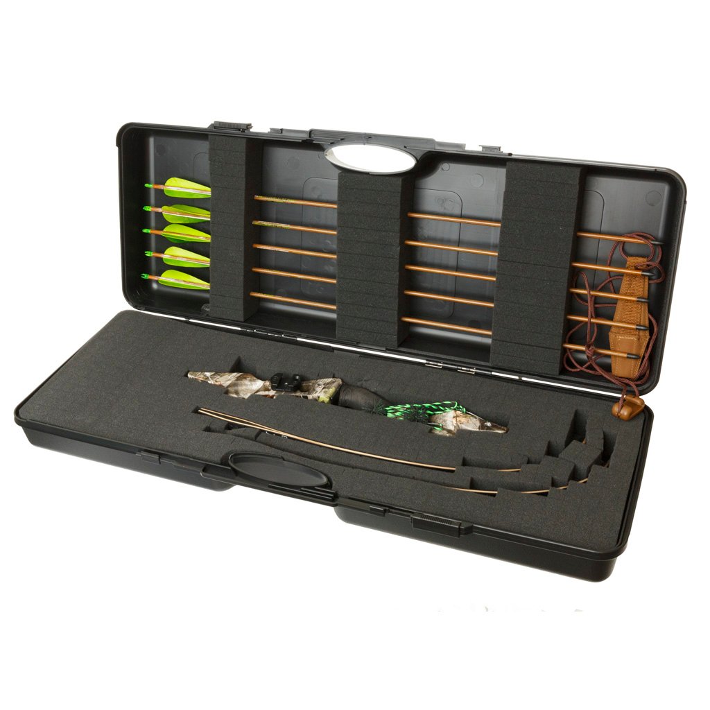 October Mountain Take-Down Recurve Hard Bow Case Black 33 in.