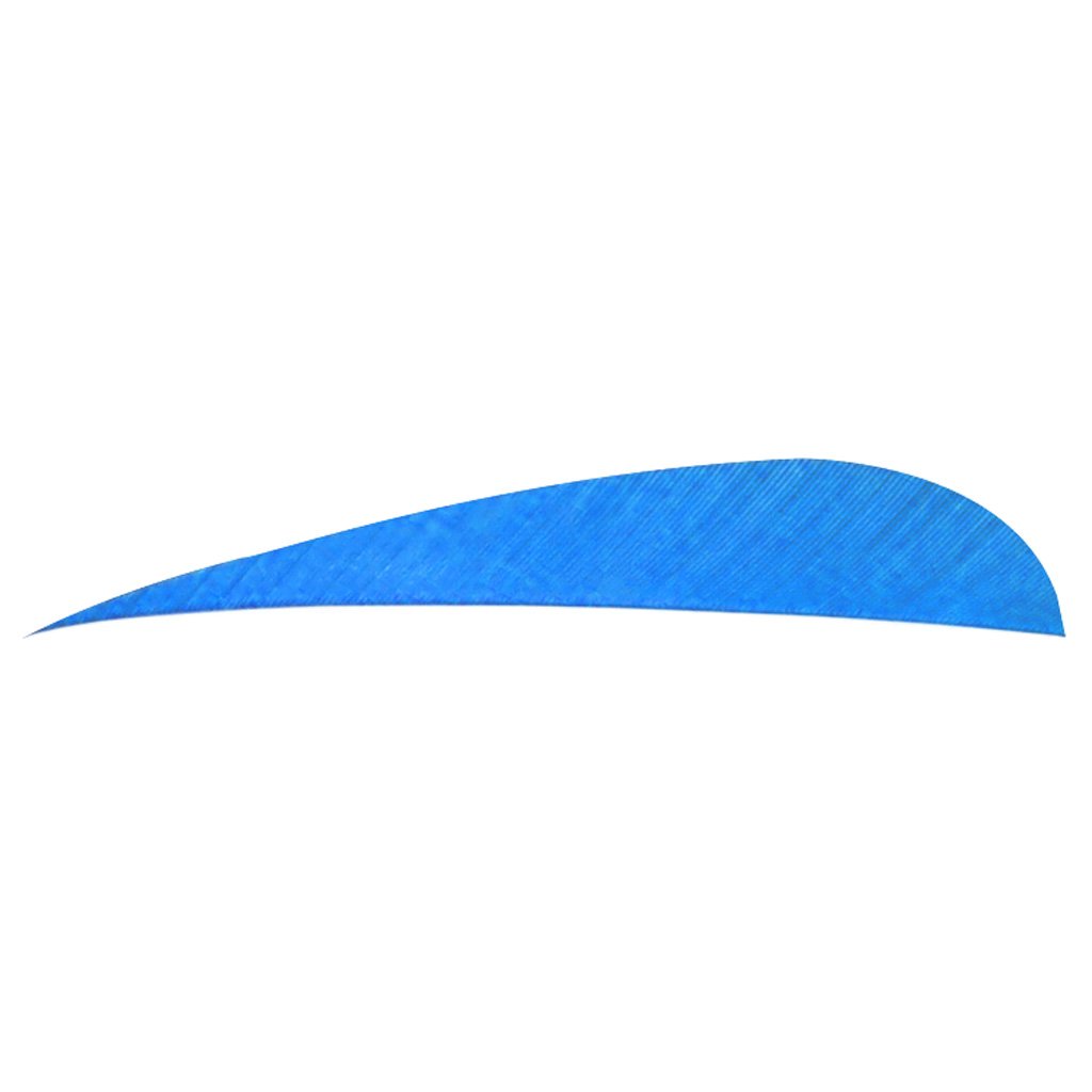 8455_1.jpg Trueflight Parabolic Feathers Blue 4 in. RW 100 pk.